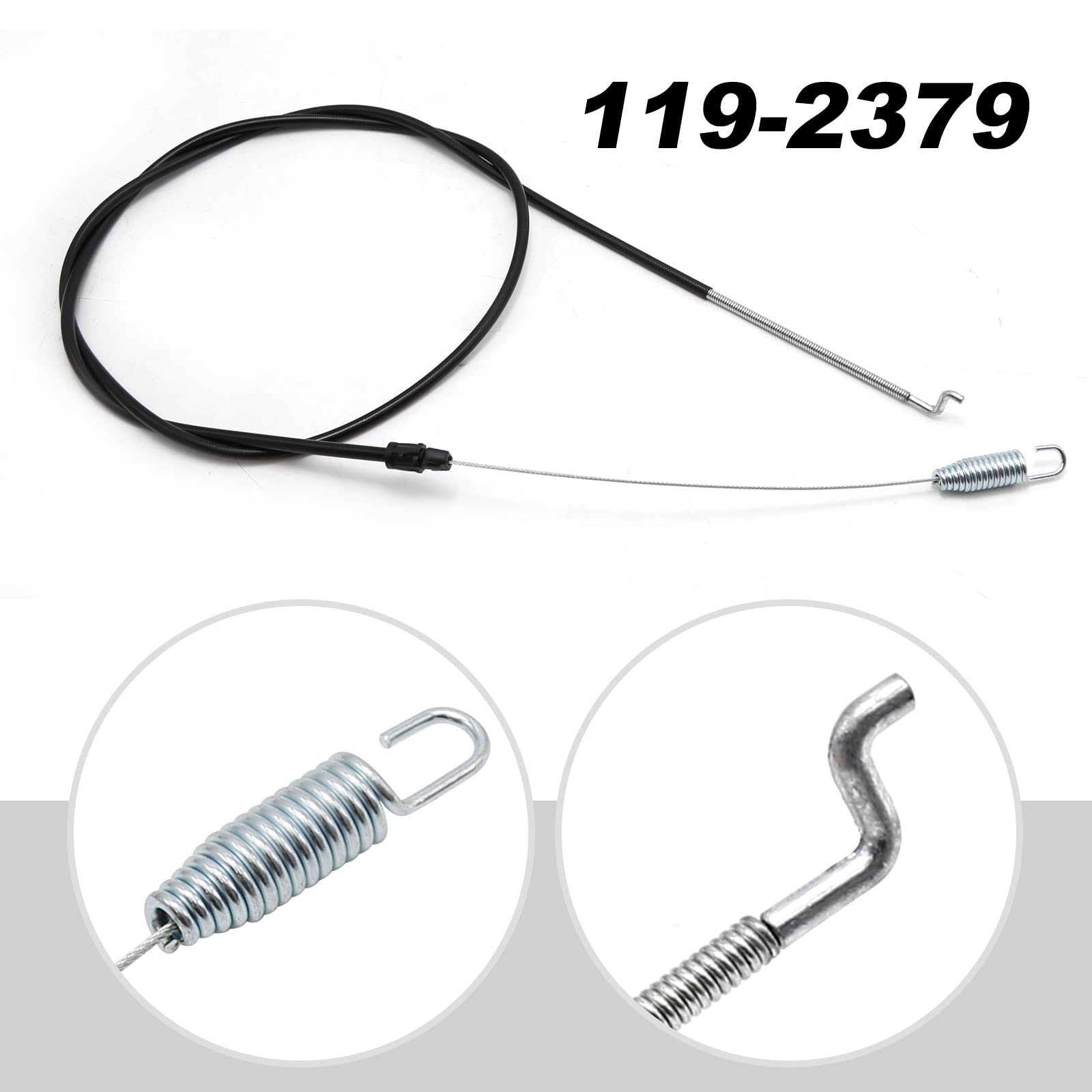 Toro Lawn Mower Traction Drive Cable Replacement 119-2379 290-945 - Compatible with Recycler Models 20330 20331 20339 20350 20351 - Durable Replacement Part for Smooth Lawn Mowing & Yard Maintenance