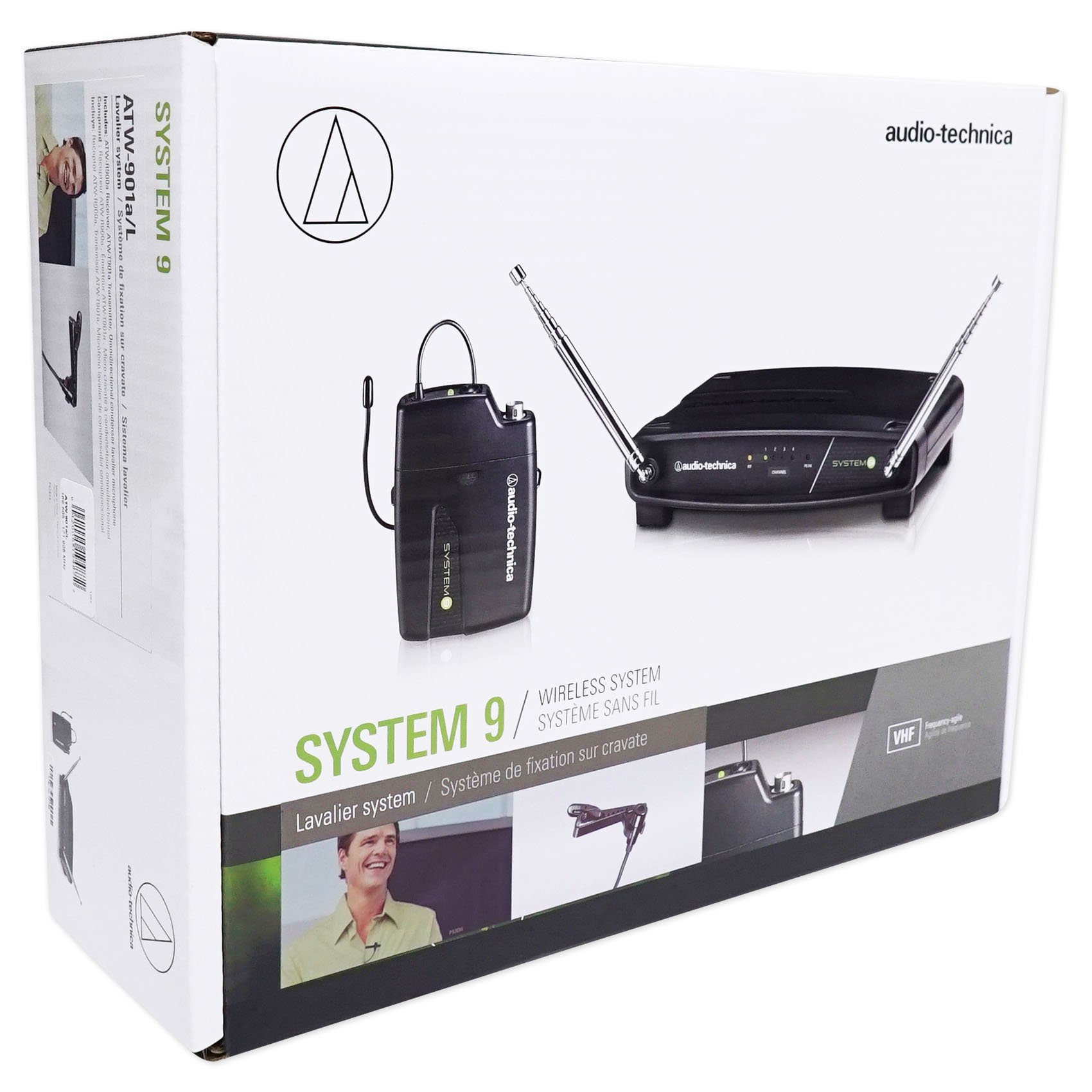 Audio-Technica ATW-901a/L Wireless Lavalier Microphone - Professional Clip-On Mic for Church, Worship, and Public Speaking - Ideal for Sermons, Lectures, and Live Performances