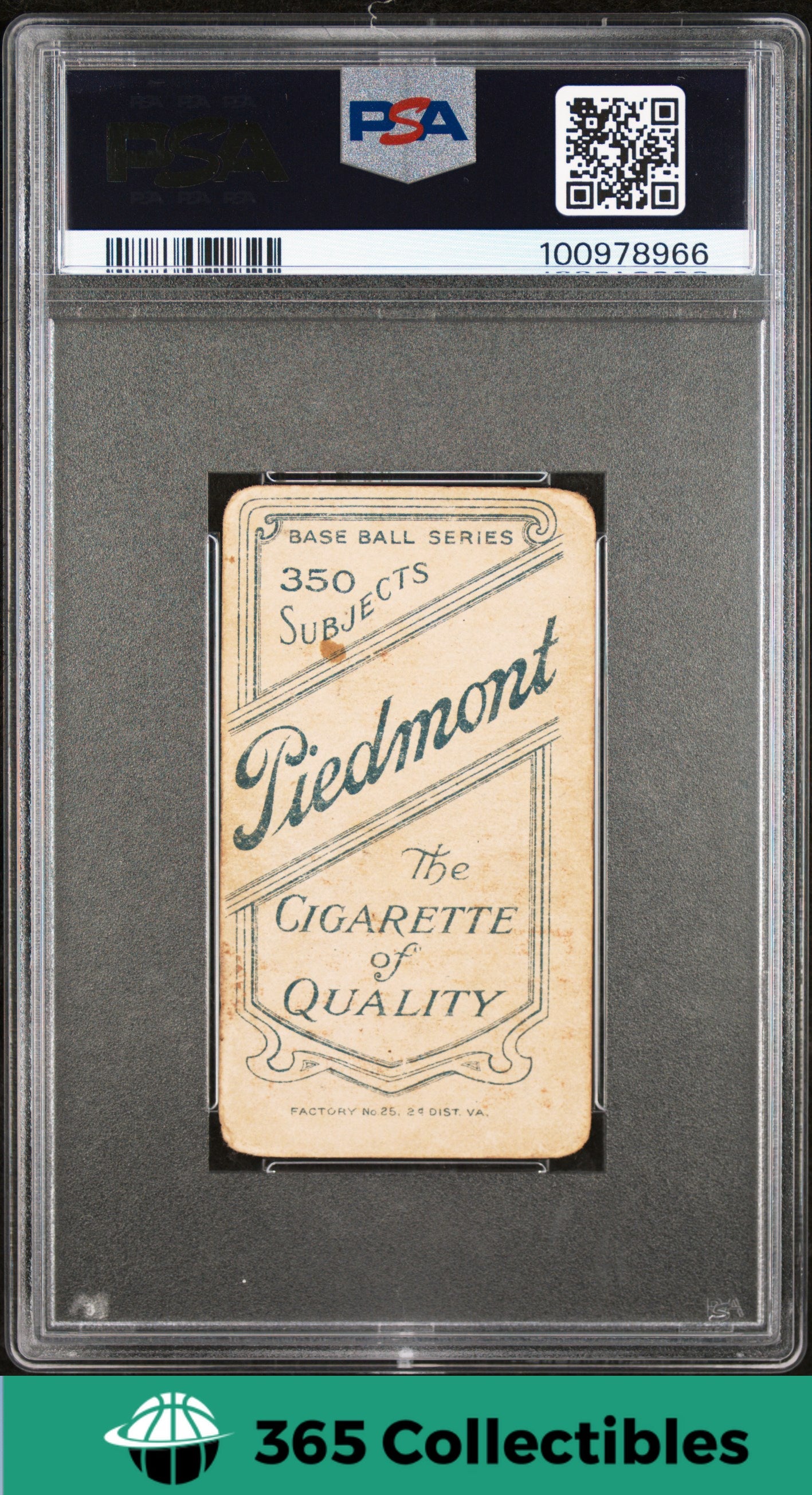 1909 T206 Piedmont 350 Tobacco Eddie Phelps Baseball Card - St. Louis PSA 1.5 - Rare Vintage Collectible for Baseball Memorabilia & Sports Card Display