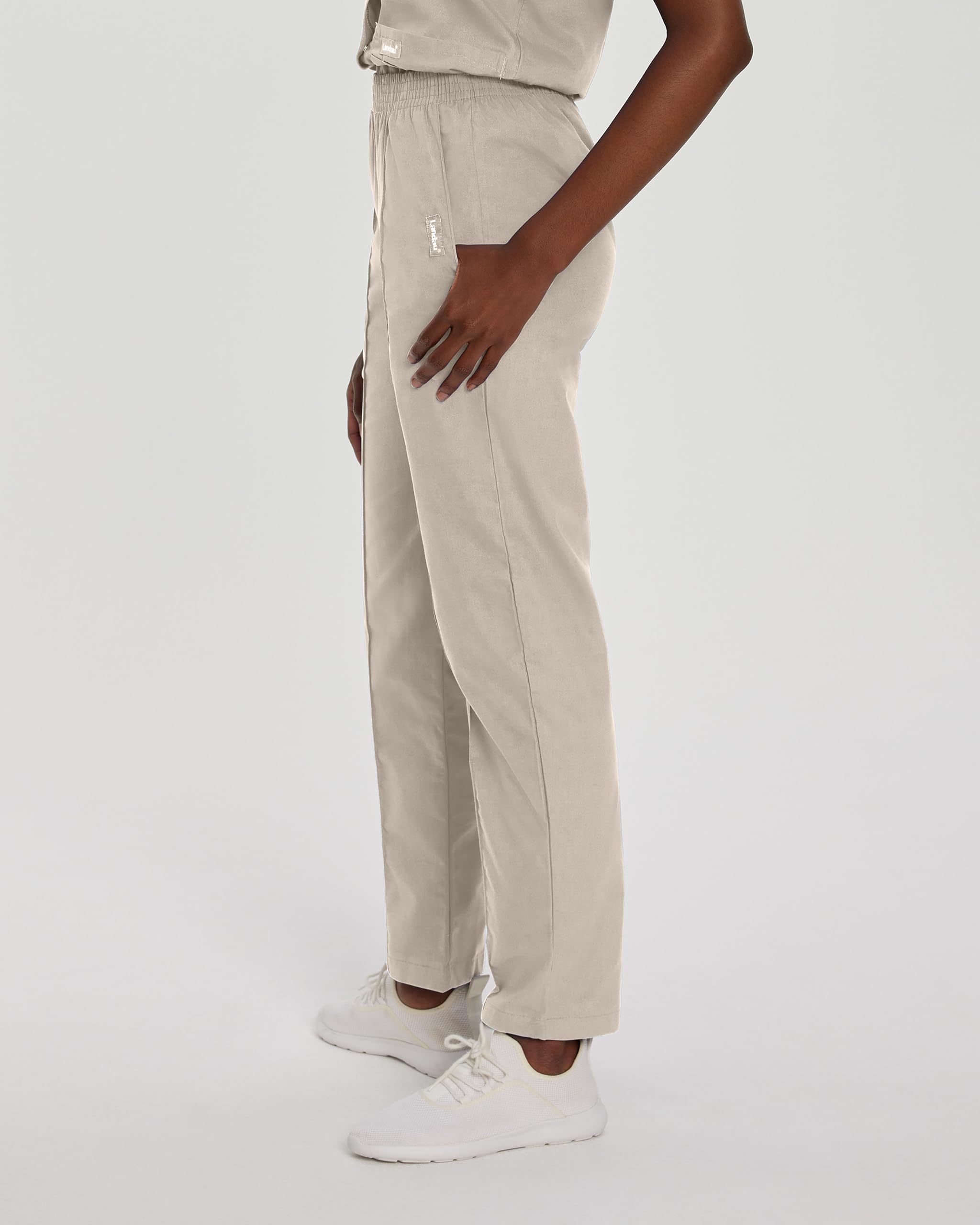 Landau Essentials 8320 Sandstone Lab Coat - 2XL Size for Men & Women | Comfortable & Durable Medical Uniform for Doctors, Nurses & Lab Professionals | Perfect for Hospitals, Clinics & Research Labs