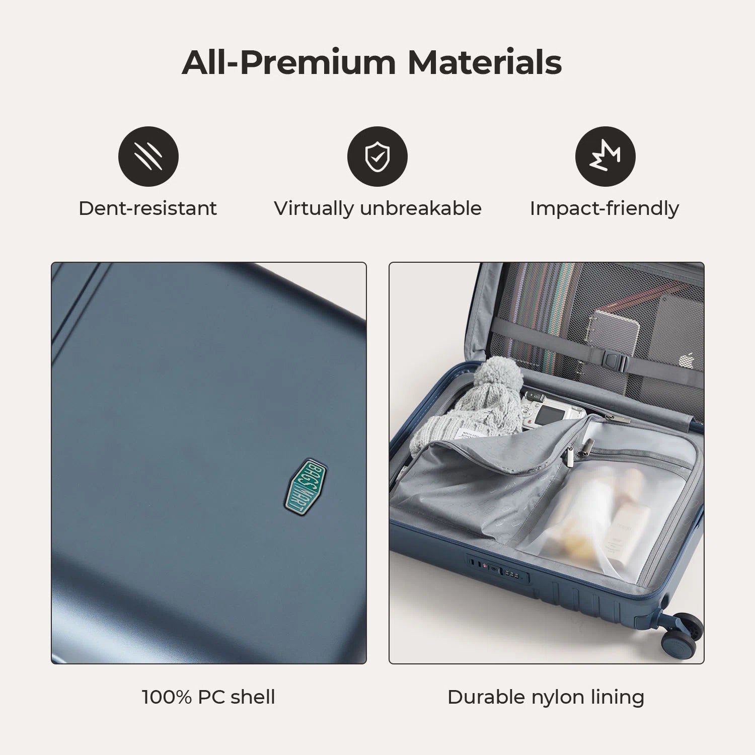 Getaway 20 Carry On Luggage - Lightweight Travel Suitcase for Airplane Cabin Size - Perfect for Weekend Trips & Business Travel