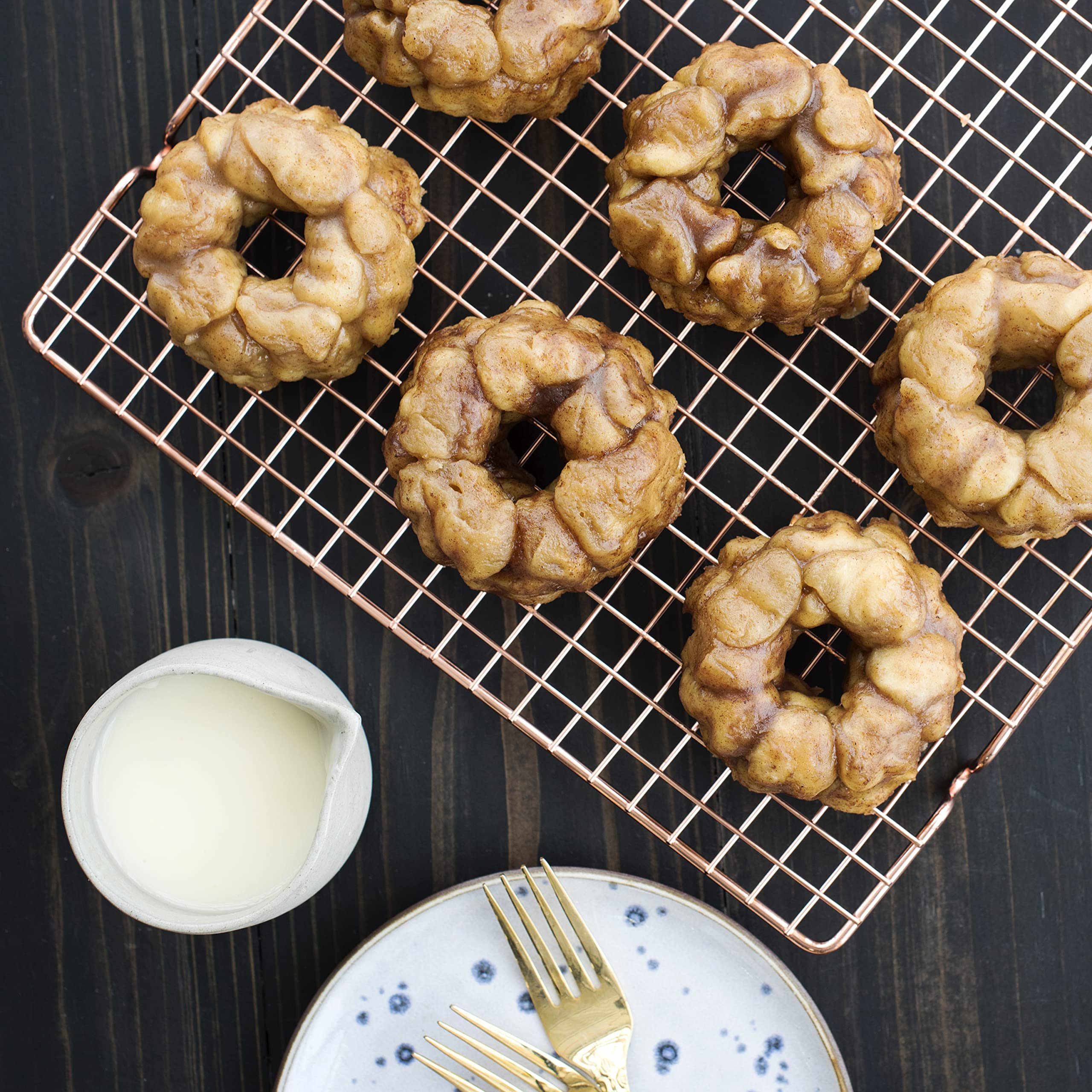 Nordic Ware Platinum Collection Anniversary Bundtlette Pan - 6-Cup Nonstick Mini Bundt Cake Pan for Baking, Perfect for Anniversary Gifts, Holiday Desserts & Party Treats