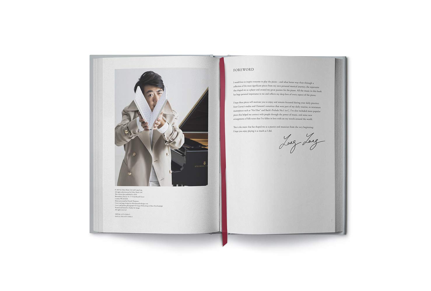 Lang Lang Piano Book - Hardcover Edition by Faber | Classical Music Sheet for Beginners & Professionals | Perfect for Home Practice, Lessons & Performances