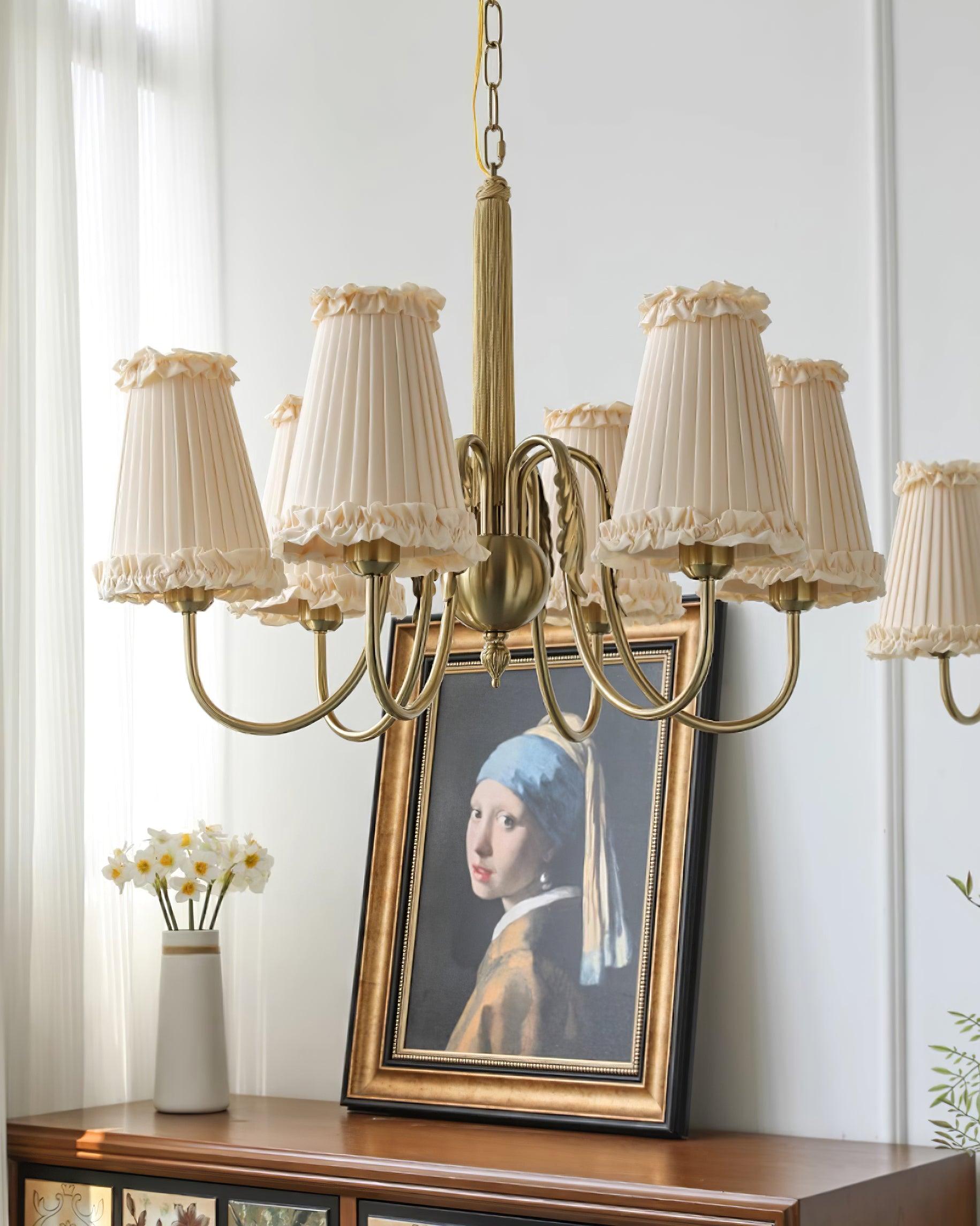 McVeigh Elegant Crystal Chandeliers for Dining Room & Living Room - Modern Luxury Ceiling Light Fixture for Home Decor & Wedding Venues