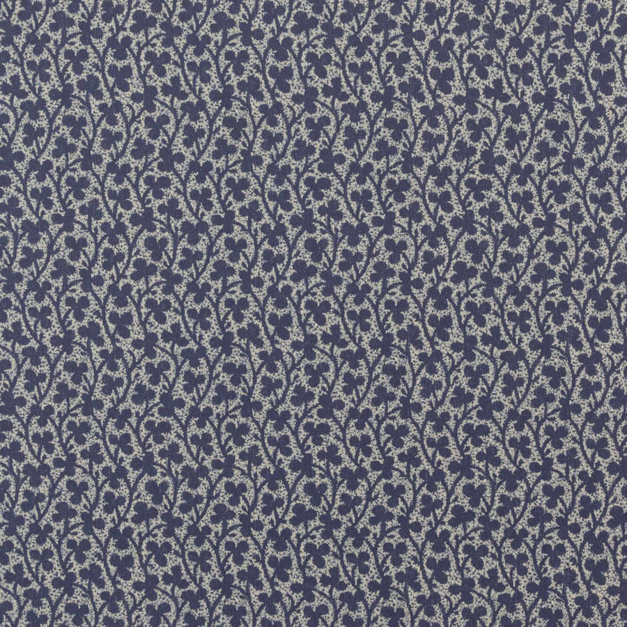 Clover Wallpaper - Indigo Samples | Premium Self-Adhesive Wallpaper for Home Decor, Bedroom & Living Room