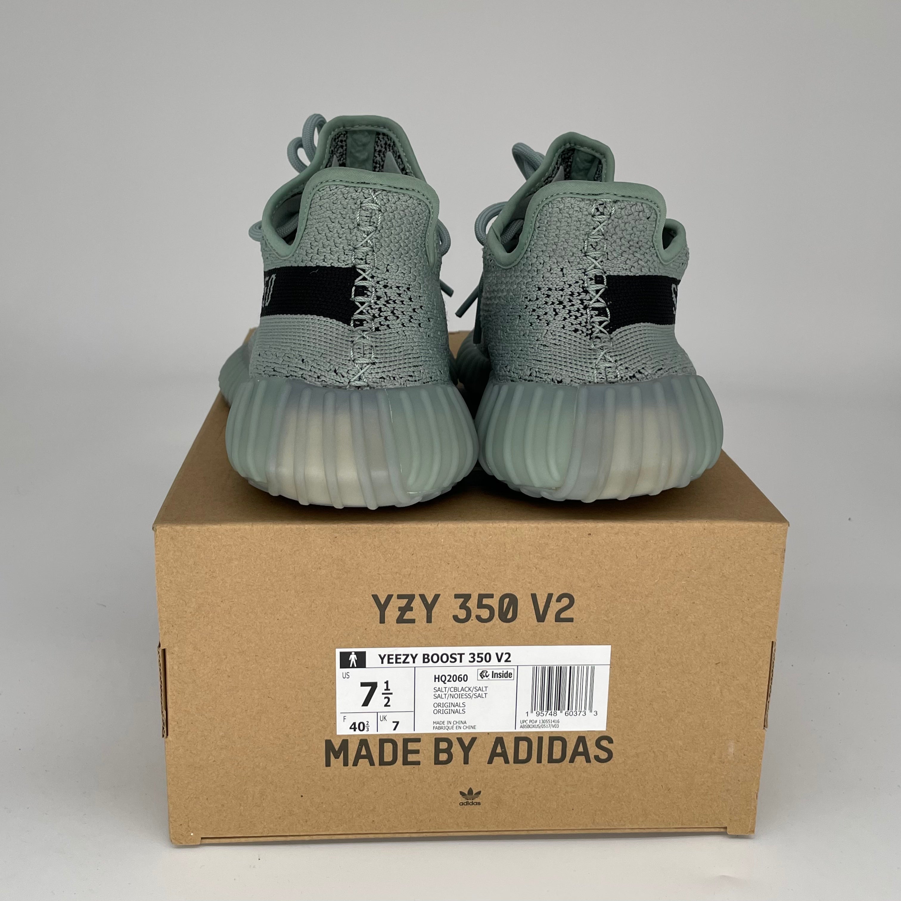 Adidas Yeezy Boost 350 V2 Salt - Men's Size 7.5 (HQ2060) | Comfortable Running Shoes for Gym, Jogging & Casual Wear