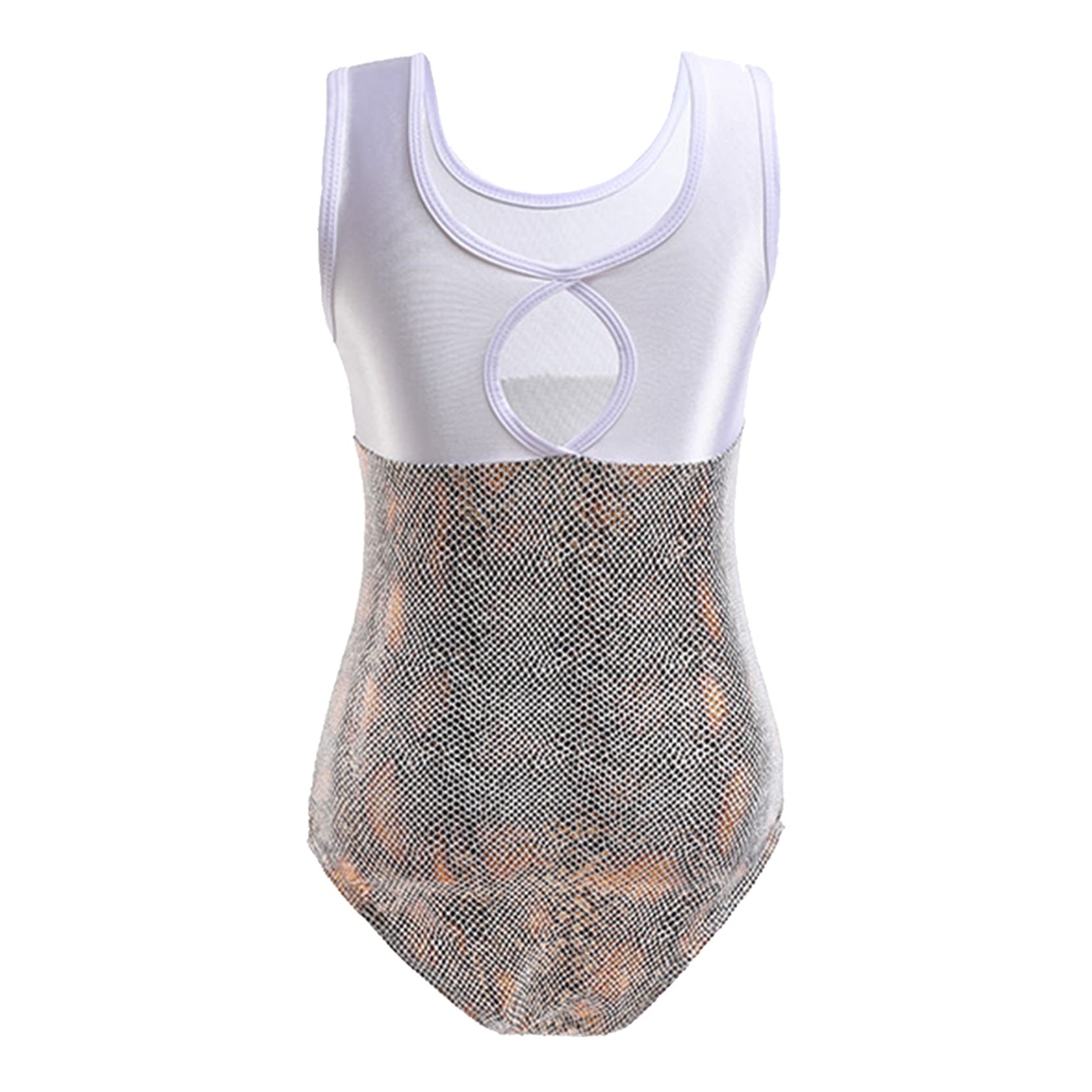 Girls Gymnastic Leotards - Sleeveless Shiny Ballet Dancewear for Ballerina & Ballroom Performance | Perfect for Dance Classes, Recitals & Competitions