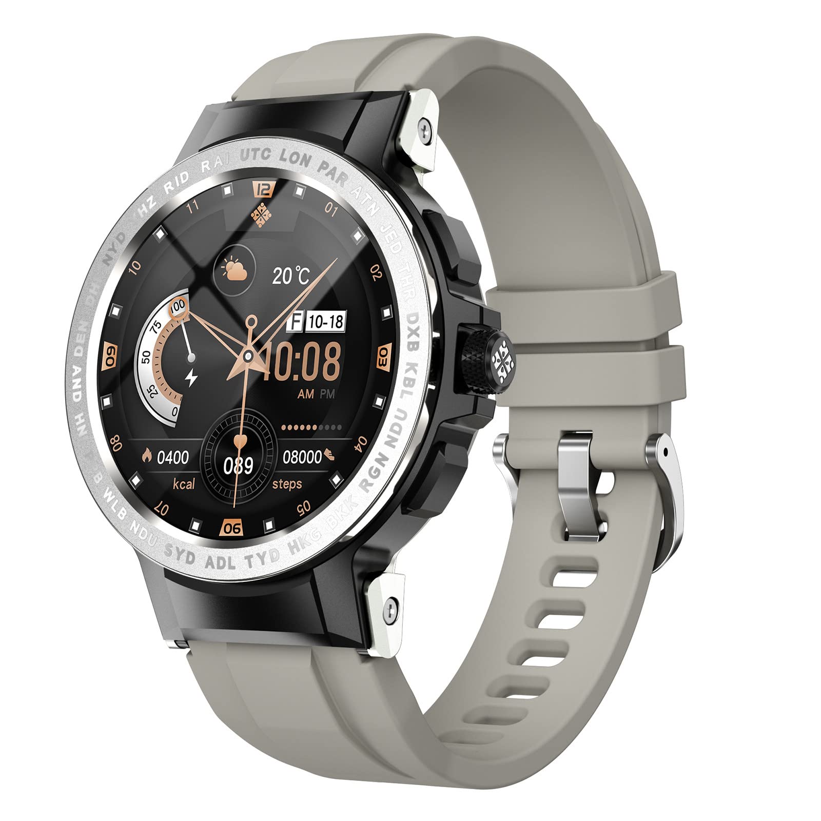 NSXCDH Smart Watch - Fitness Tracker with Heart Rate, Blood Pressure, Sleep & Body Temperature Monitoring, IP68 Waterproof Activity Watch for Men & Women - Perfect for Running, Swimming & Daily Health Tracking
