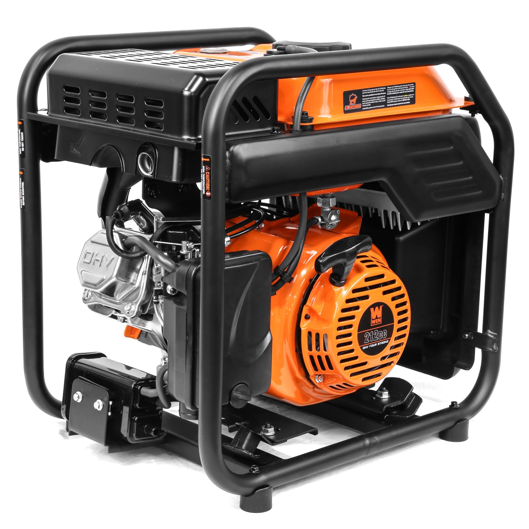 WEN GN400iX 4000W Open Frame Inverter Generator with CO Shutdown Sensor - RV Ready, Camping & Emergency Power Backup