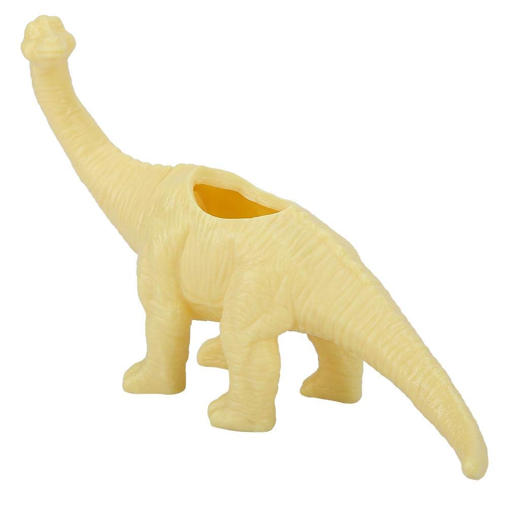 Dinosaur Succulent Planter Pot - Cute Animal Flower Pot for Cactus & Succulents, Yellow Home & Garden Decor for Indoor Plants, Windowsill, Office Desk Decor