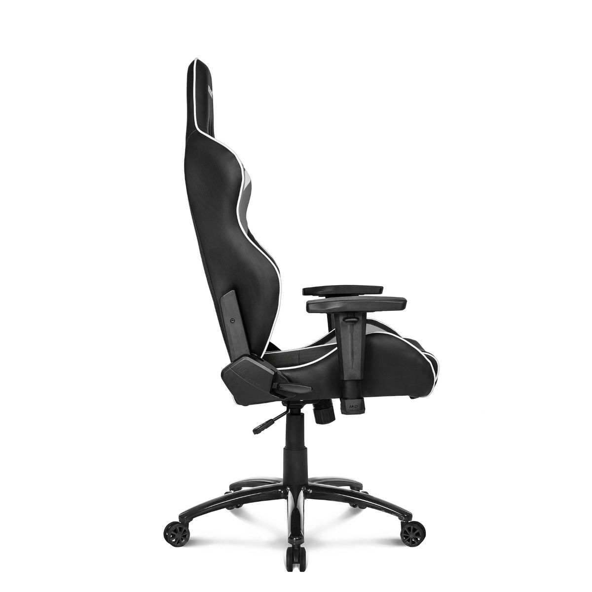 AKRacing Overture Gaming Chair - Ergonomic Office & Racing Style Computer Chair with Adjustable Height, Lumbar Support & Headrest - White - Perfect for Gaming, Streaming & Home Office Setup