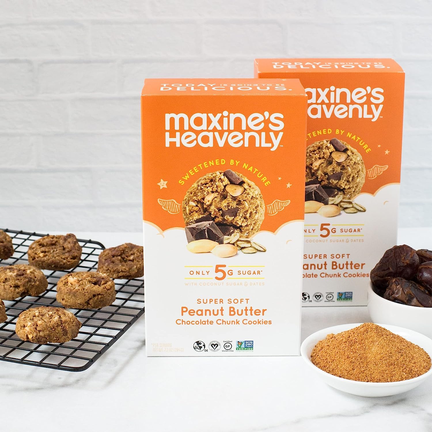 Maxine's Heavenly Cookie Peanut Butter Chocolate Chunk - 7.2 oz (Pack of 8) | Gourmet Cookies for Gifting, Parties & Snacking | Indulgent Dessert Treat for Holidays & Office Break Rooms