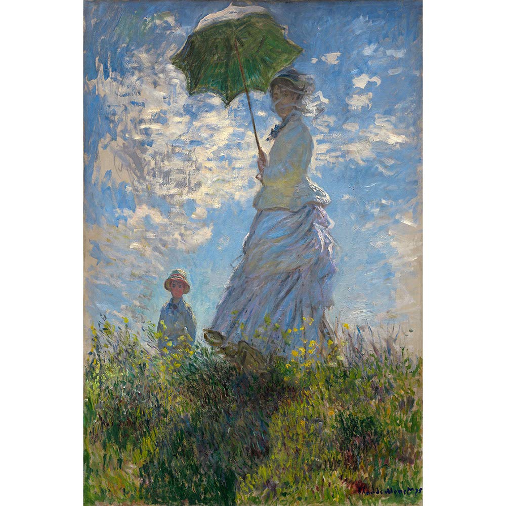 JW-MZPT Monet Wooden Puzzle - Creative Educational Toy for Parent-Child Bonding | Famous Oil Painting Art Gift for Kids & Adults | Perfect for Family Game Night & Home Decor