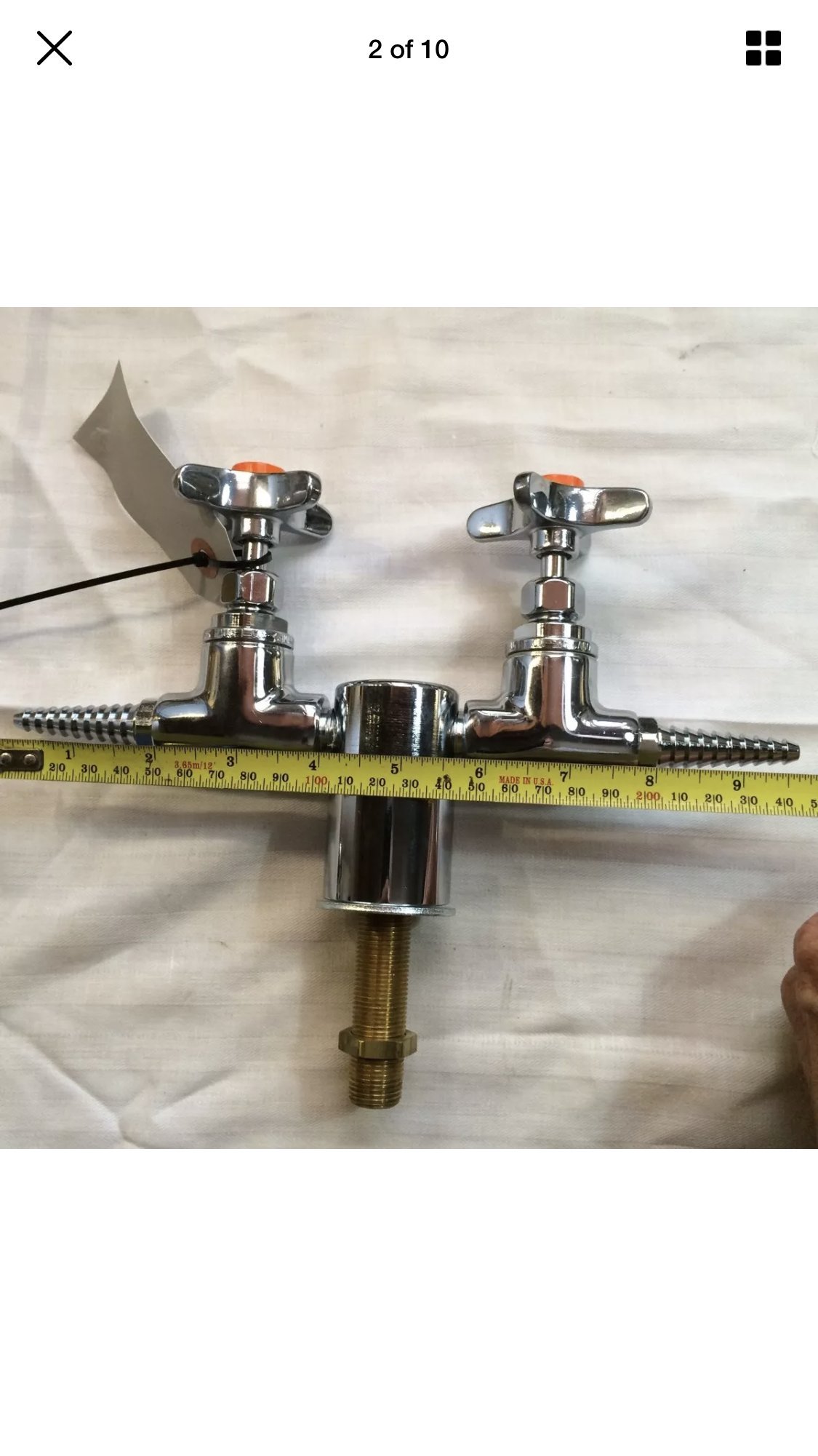 WaterSaver L4100FH-132SWSA Brass Air Stopcock - 3/8