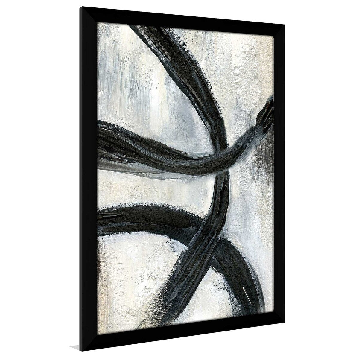 Abstract Rings II (Vertical) by Nan - Modern Acrylic Wall Art Print for Living Room, Bedroom & Office Decor