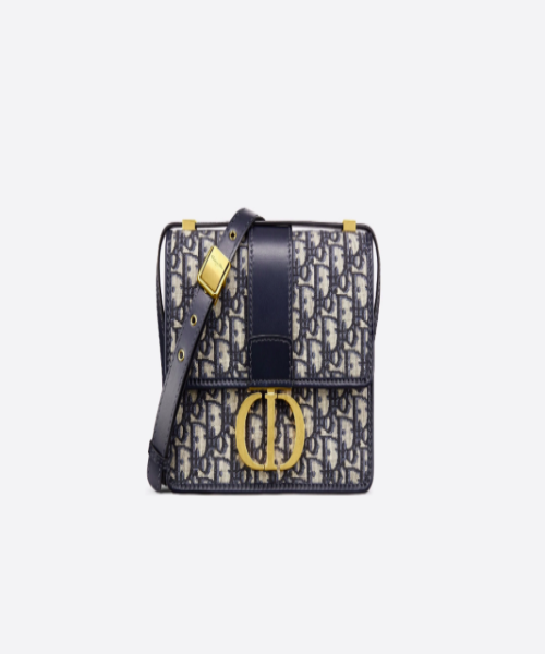 Dior 30 Montaigne Oblique Flap Bag in Blue - Luxury Designer Handbag for Women | Perfect for Work, Travel & Evening Events
