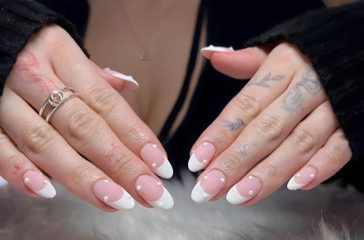 Pink and White