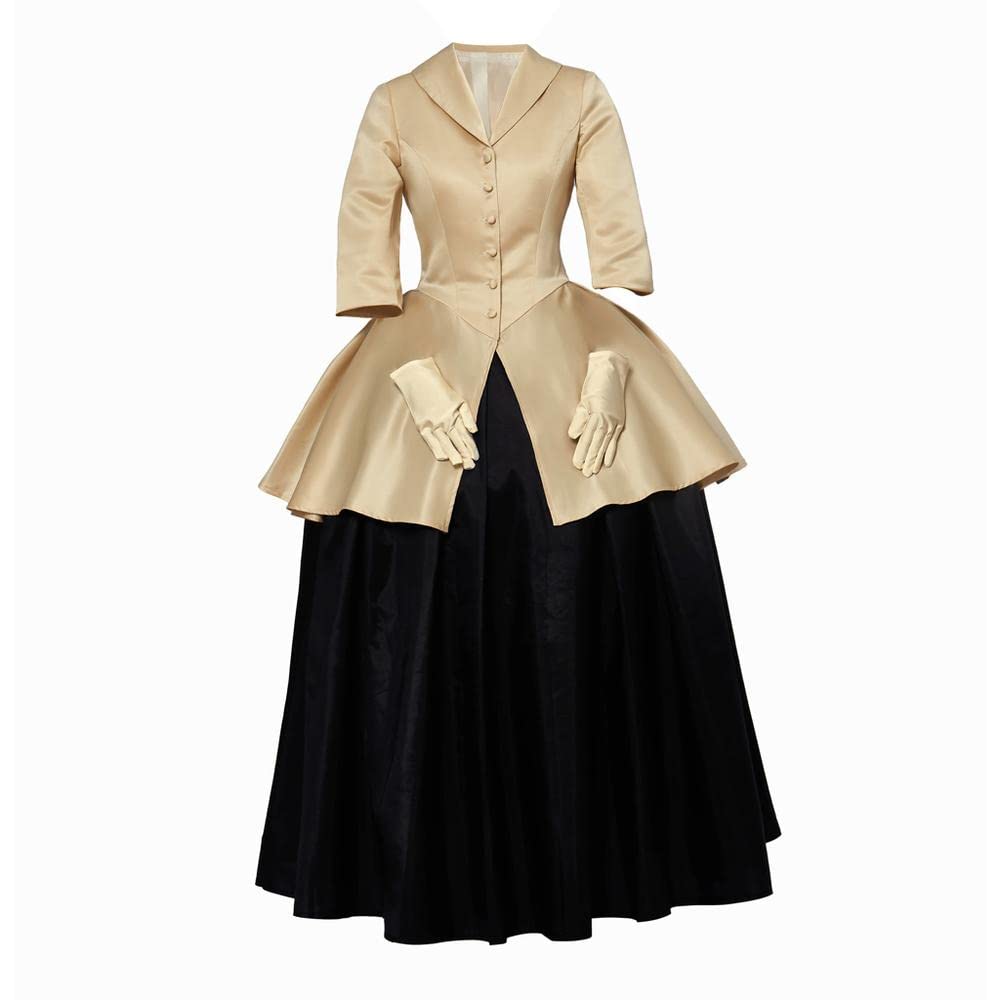 iSHOWcos Women's Claire Fraser Outlander Cosplay Costume - Scottish Highland Dress for Halloween, Renaissance Fairs & Themed Parties