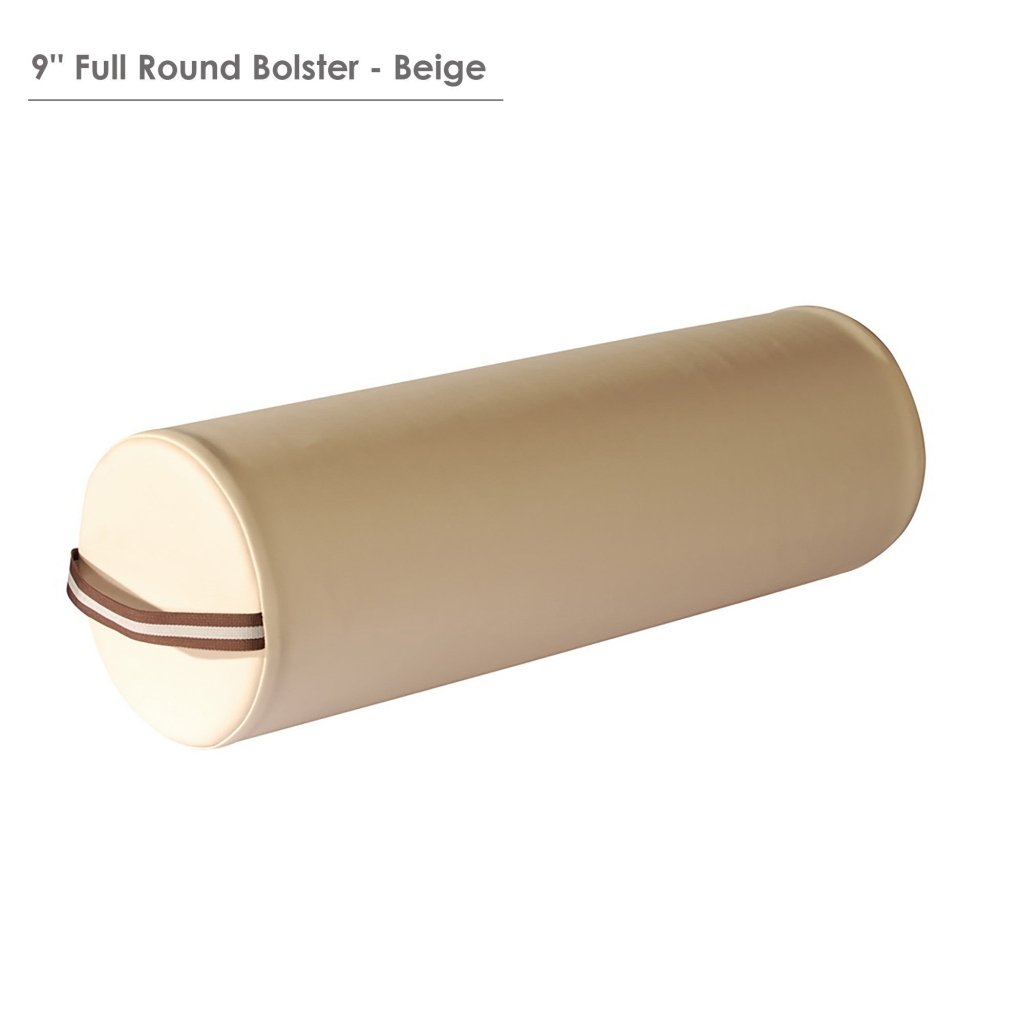 Extra Large 9x26 Inch Full Round Massage Bolster Pillow for Professional Massage Tables - Ideal for Deep Tissue, Shiatsu & Relaxation Therapy in Spas and Clinics