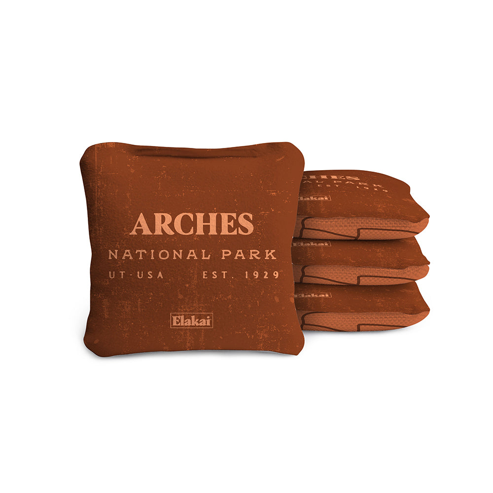 Premium Travel Size Cornhole Bags for National Parks & Outdoor Games - Perfect for Arches National Park Camping, Backyard BBQs, and Tailgating Parties