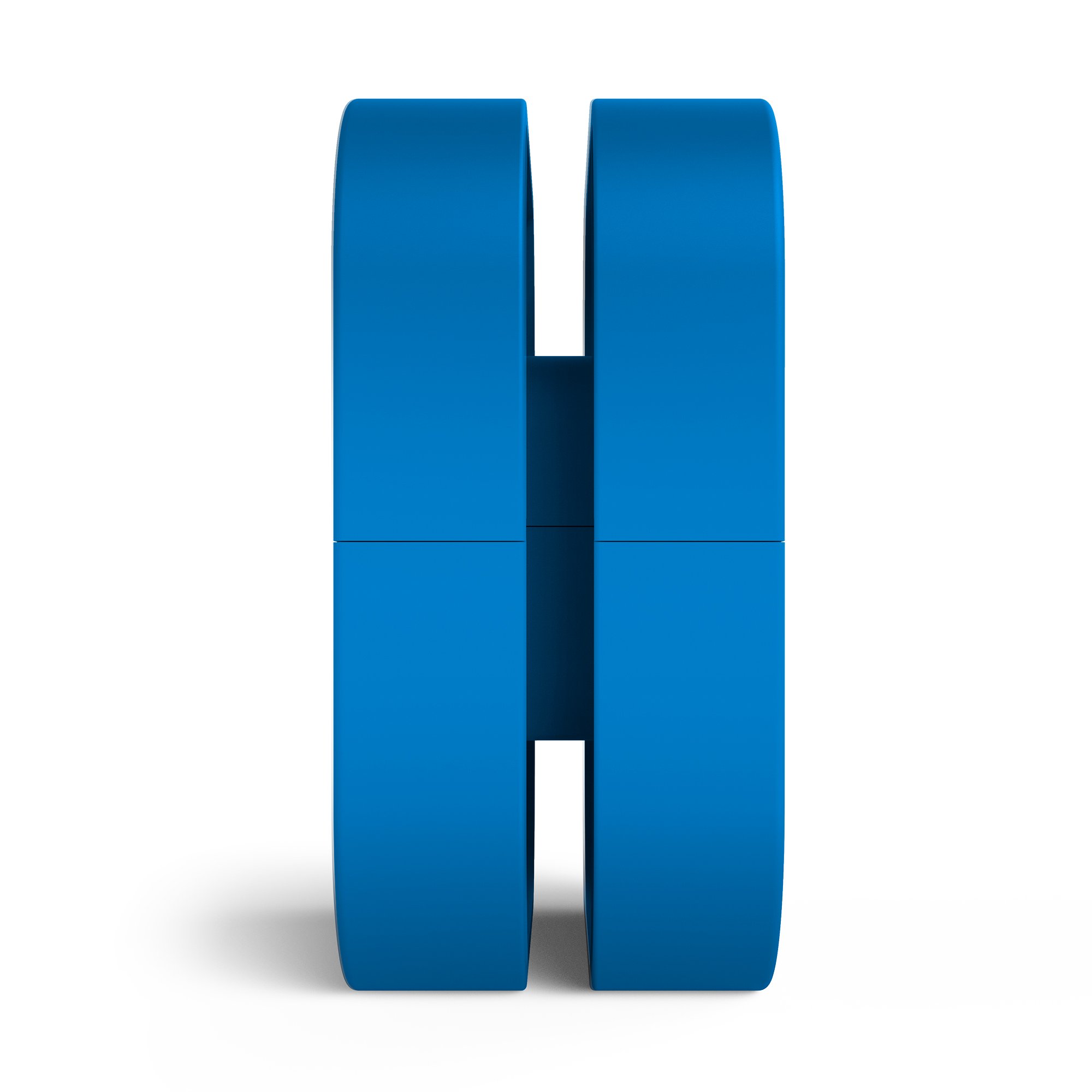 NZXT Puck - Magnetic Cable Organizer & Headphone Holder - Compact Silicone Design for PC Cases - Strong Mounting Magnet - Blue - Perfect for Desk & Gaming Setup Organization