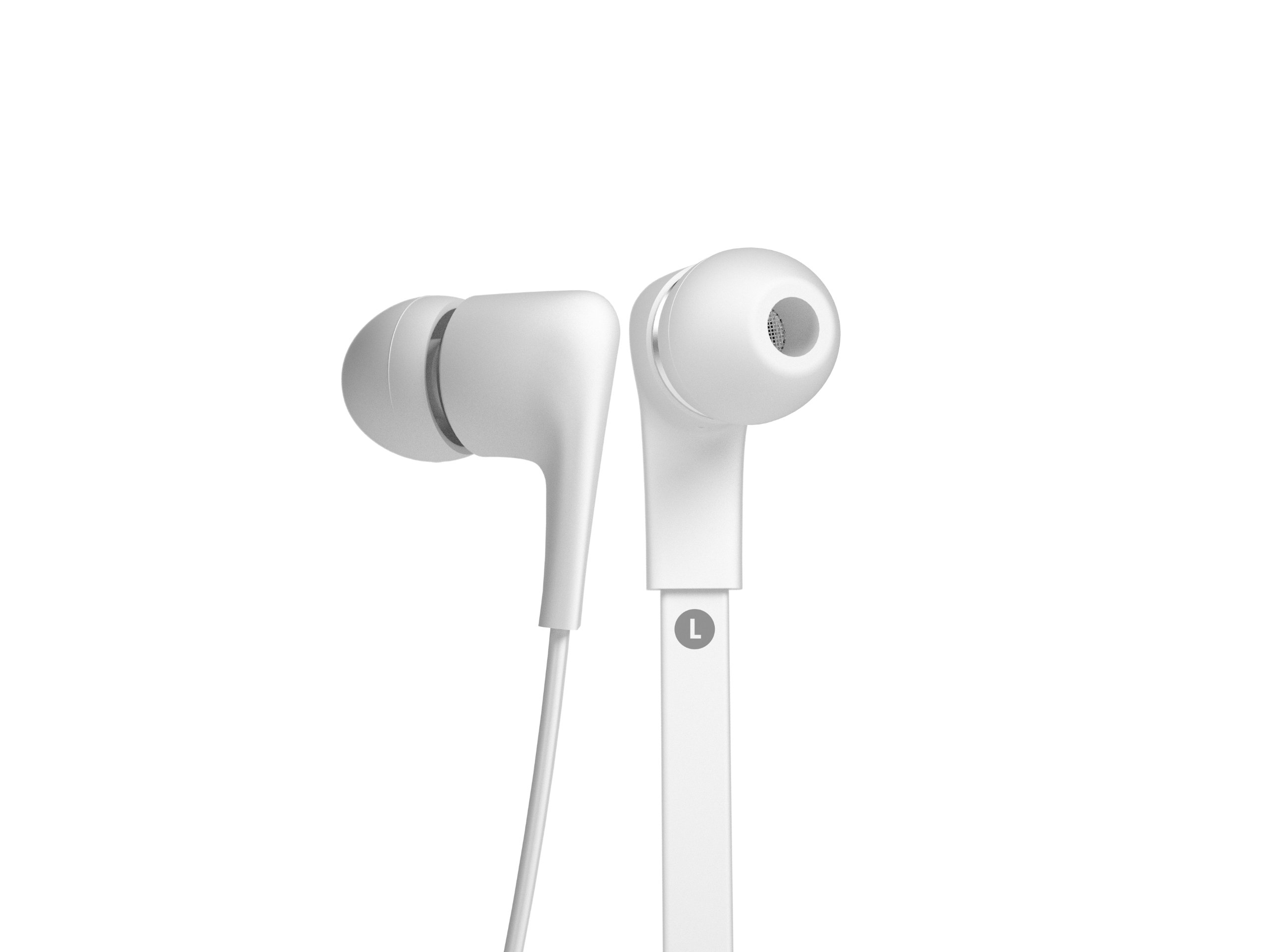 JAYS Five Wireless Earbuds for Android - White Bluetooth Headphones for Running, Gym & Workout