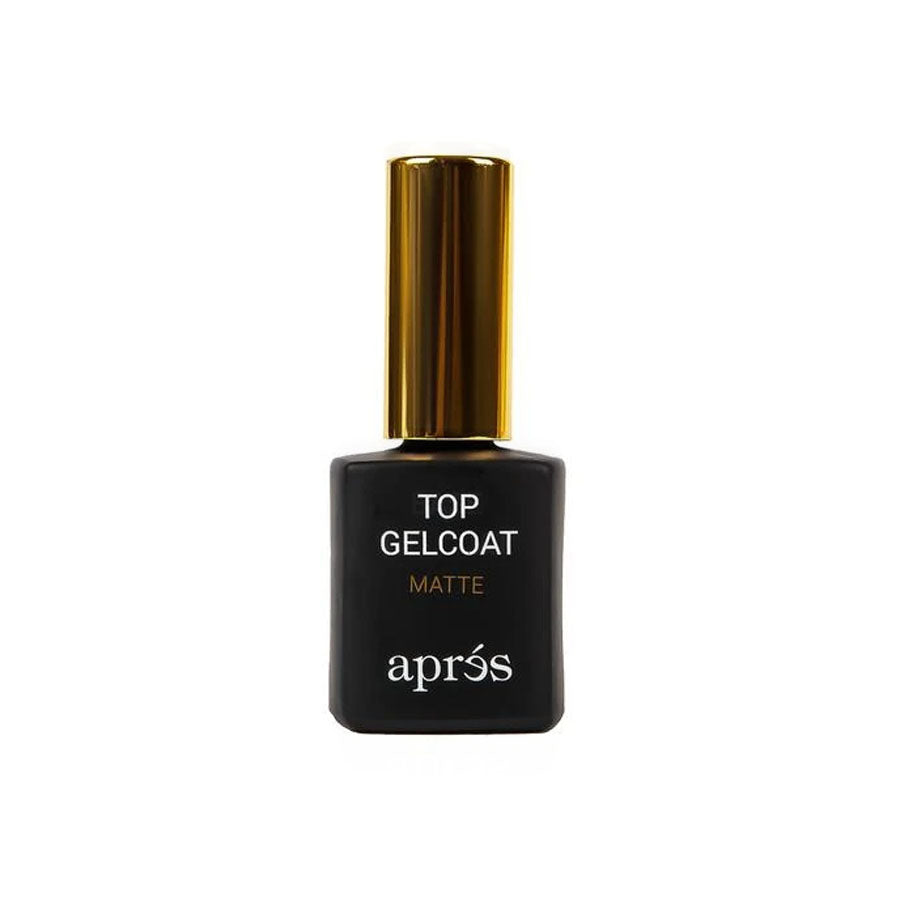 Apres Non-Wipe Matte Top Gel Coat - Long-Lasting Shine for Nails | Perfect for Gel Manicures & DIY Nail Art at Home