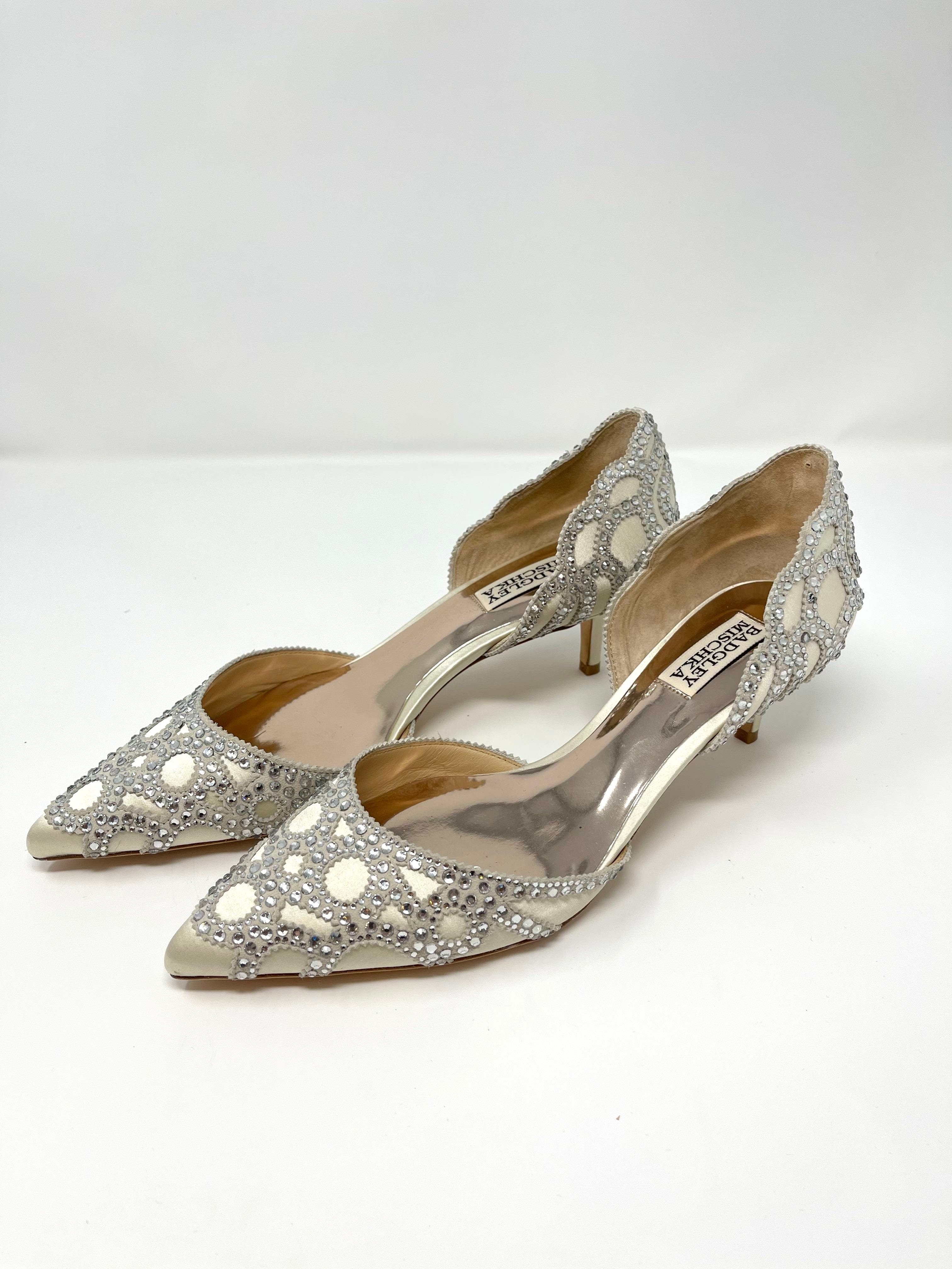 Badgley Mischka Ginny Women's Evening Dress Size 8 - Perfect for Weddings, Galas & Special Occasions