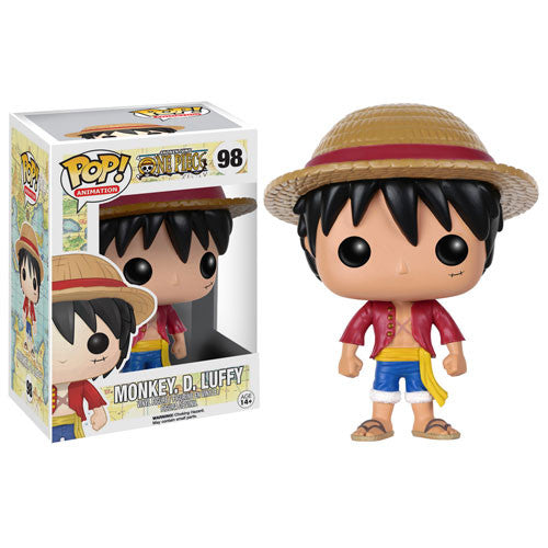 One Piece Monkey D. Luffy Anime Pop! Vinyl Figure Collectible - Perfect for Anime Fans, Gift Giving & Display in Home/Office