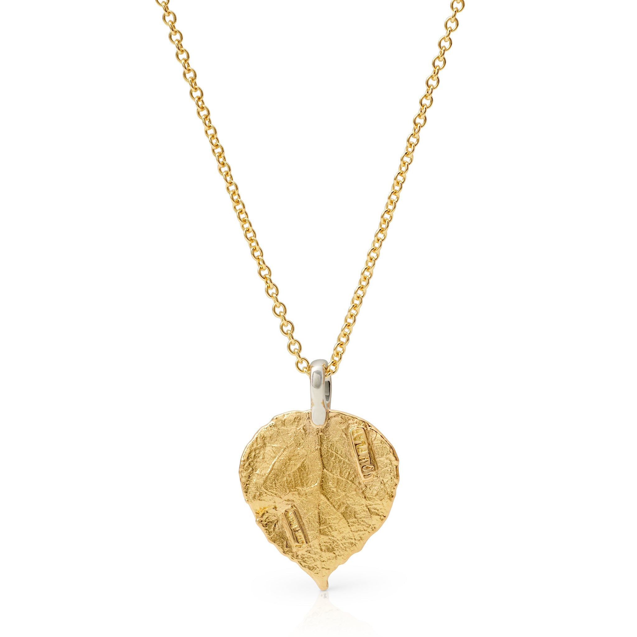 Elegant Aspen Leaf Pendant Necklace - Sterling Silver Nature-Inspired Jewelry for Women - Perfect for Everyday Wear, Gift Giving & Special Occasions