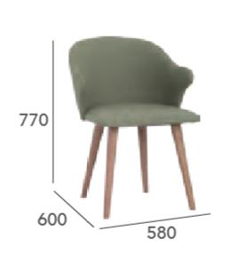 CEYLA Modern Dining Chairs Set of 2 - Marble Blue Upholstered Kitchen Chairs with Padded Seat for Dining Room, Kitchen, Breakfast Nook & Home Decor