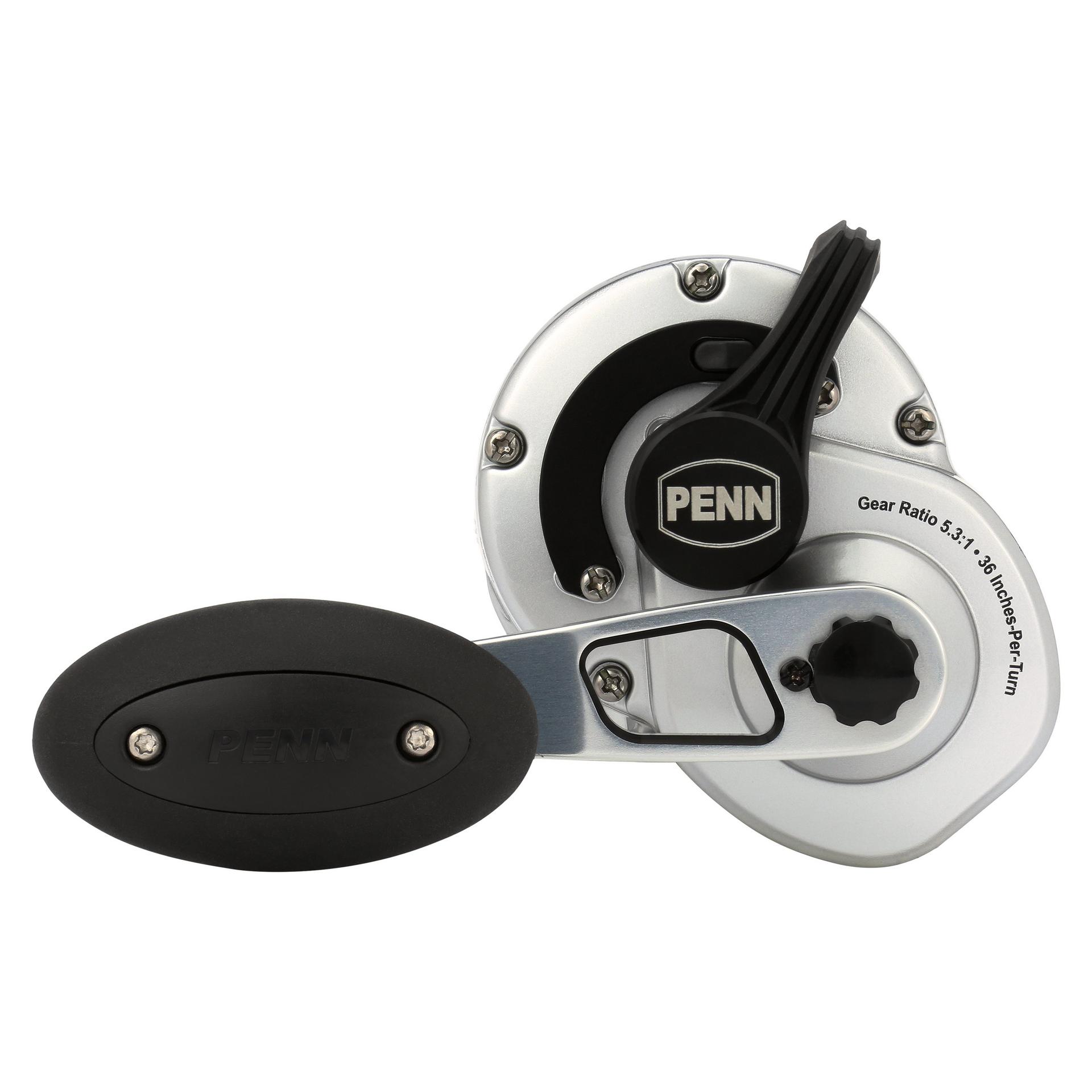Penn Fathom II Lever Drag Conventional Fishing Reel - Saltwater & Freshwater Trolling Reel for Offshore & Inshore Fishing - Perfect for Deep Sea, Surf Casting & Boat Fishing