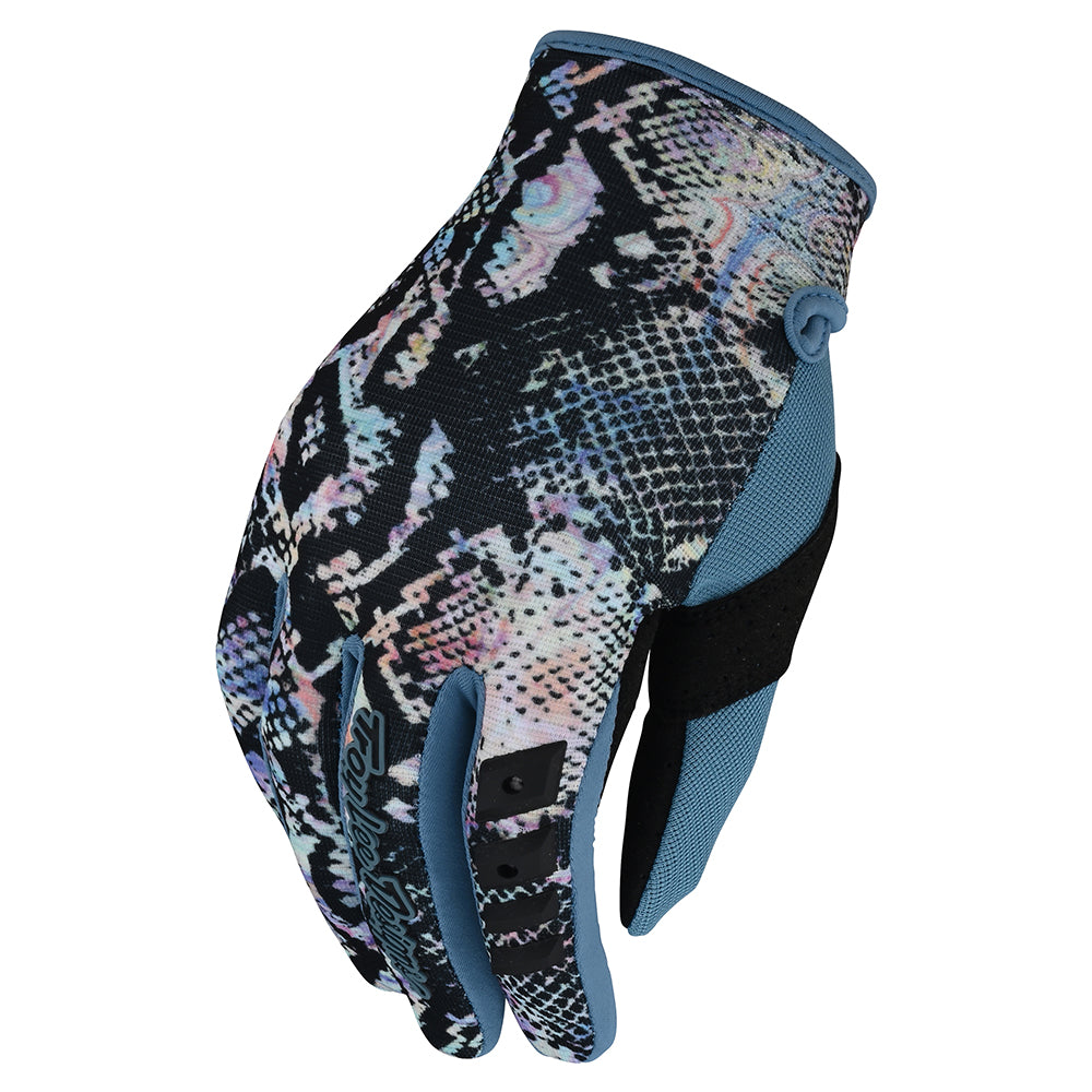 Women's GP Glove Snake Print Multi-Purpose Gloves - Fashionable & Durable for Motorcycling, Outdoor Sports & Winter Wear