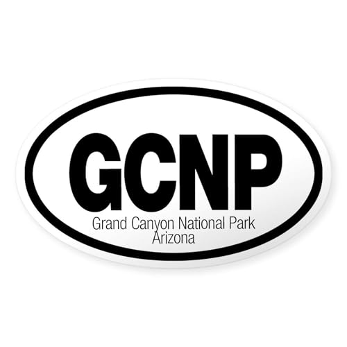 Clear - Grand Canyon National Park Oval Sticker