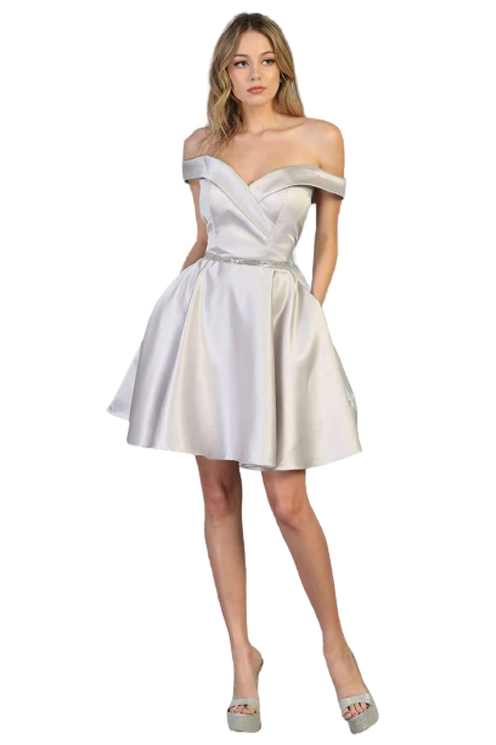 Royal Blue Short Bridesmaid Dress - Elegant & Flattering for Weddings, Parties & Formal Events