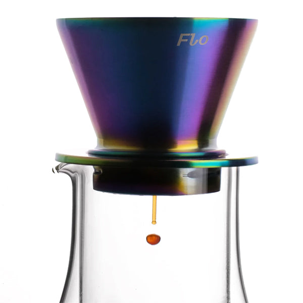 Varia x Kurasu Kyoto FLO Dripper - Premium Japanese Coffee Pour Over Dripper for Specialty Brewing | Perfect for Home Baristas, Coffee Enthusiasts & Gift Giving