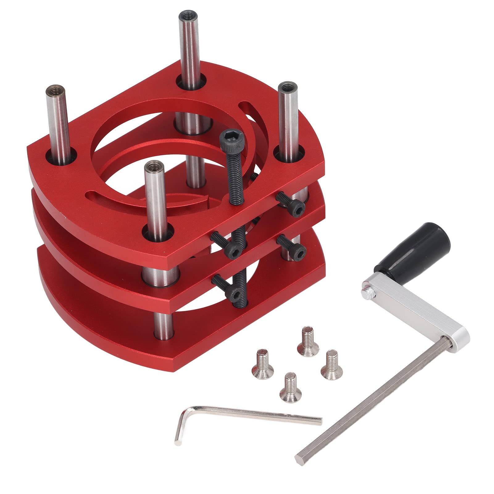High Precision Router System Kit - Manual Lifting Router Table with Saw Insert Base Plate for Woodworking, Slotting & Trimming | Perfect for DIY Projects, Cabinet Making & Small Wood Crafts