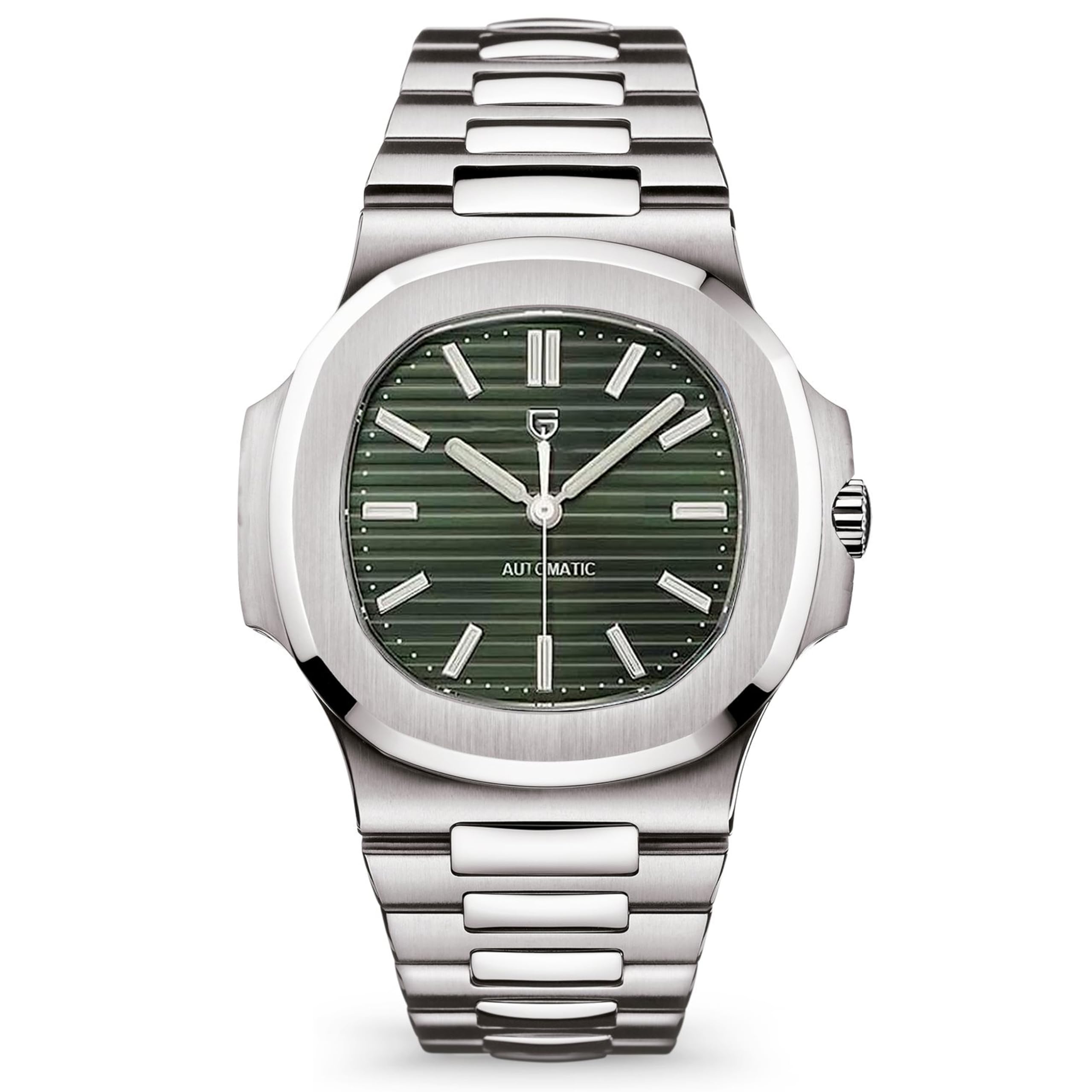 Pagani Design Men's Automatic Chronograph Watch - Stainless Steel Bracelet, Sapphire Crystal, 100M Water Resistant, ST16 Movement - Perfect for Business, Casual & Outdoor Activities
