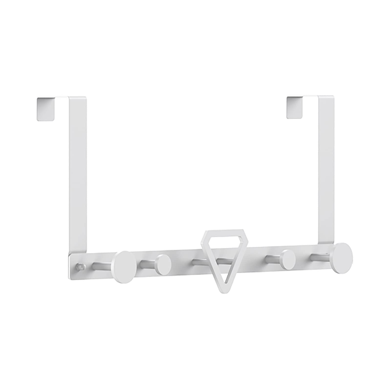 GizmoGoose Over The Door Hook Hanger - Heavy Duty Space Saving Coat Hooks for Bathroom, Bedroom & Entryway - Organize Coats, Clothes, Towels, Scarves, Bags & Robes - Perfect for Small Spaces & Closet Storage