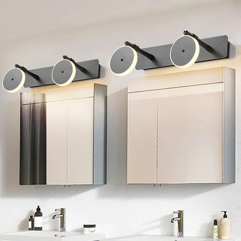 Modern Adjustable LED Bathroom Wall Lights - Dimmable Vanity Mirror Lighting for Makeup, Shaving & Spa Relaxation