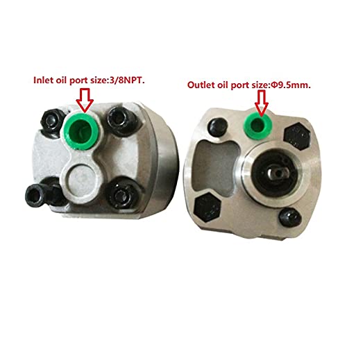 High Pressure Professional Grade Gear Pump - Hydraulic Oil Pump for CBK-F2.1F, CBK-F0.5F, CBK-F2.5F, CBK-F3.2F, CBK-F4.2F Models | Anticlockwise Rotation | Ideal for Car Tail Hydraulic Power Units & Industrial Machinery Applications