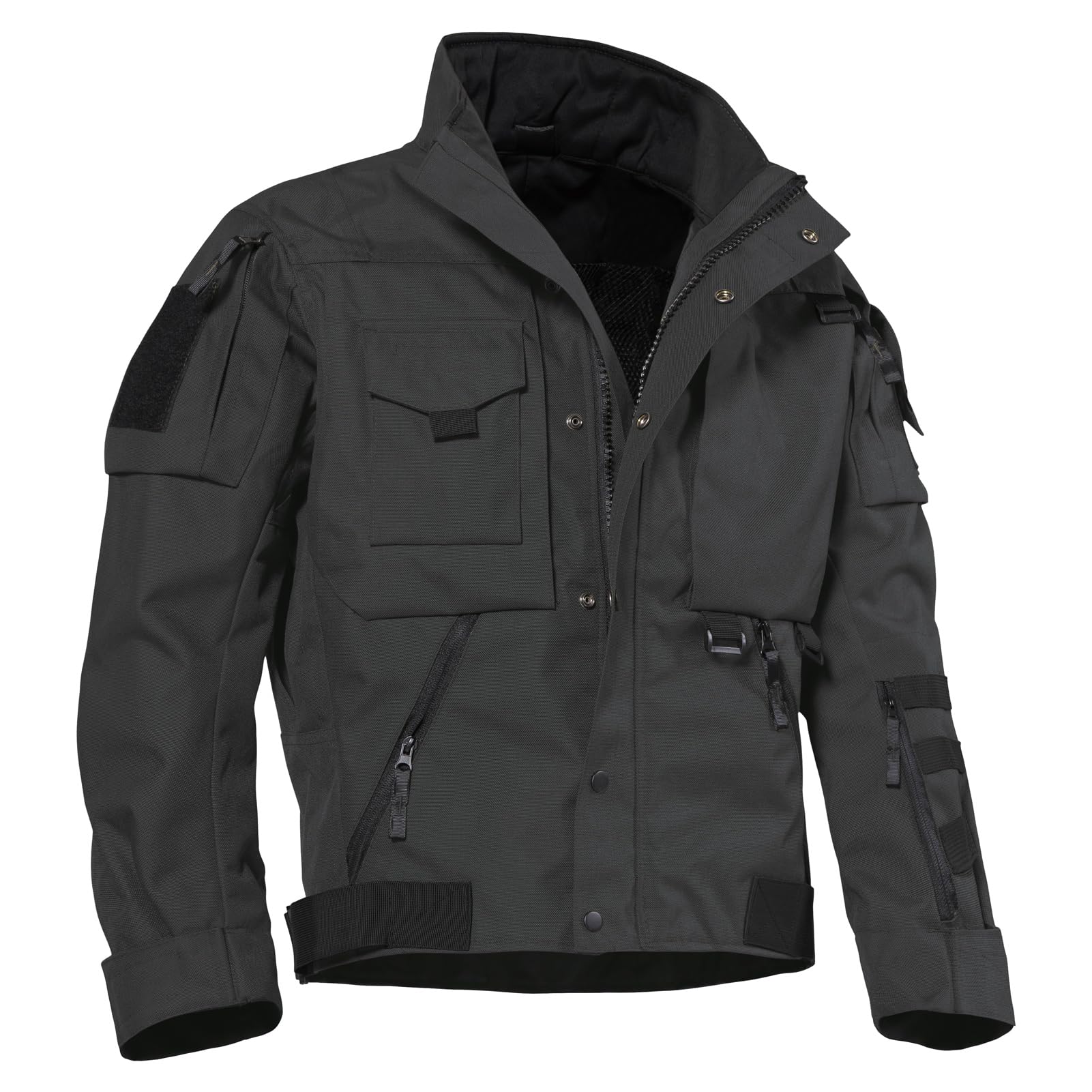 Men's Military Tactical Jacket - 1000D Cordura Hard Shell Water Resistant Army Coat for Hiking, Bushcraft & Outdoor Adventures | Durable All-Weather Protection for Camping, Hunting & Survival Gear