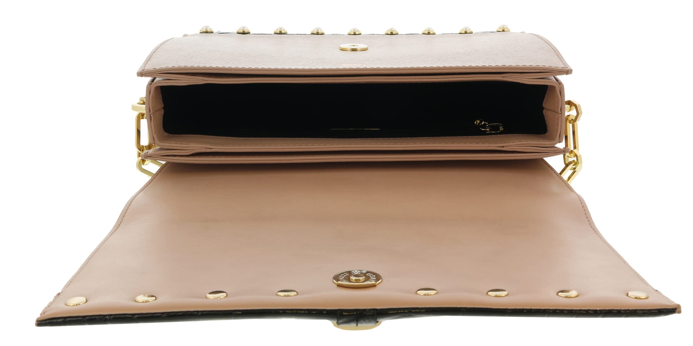Roberto Cavalli HXLPGZ 020 Nude Shoulder Bag for Women - Elegant Crossbody Purse for Daily Use, Parties & Date Nights | Fashionable Handbag for Outfits & Special Occasions