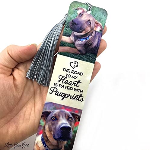 Personalized Custom Photo Bookmarks with Tassel - Unique Metal Bookmark Gift for Men, Women, Kids & Students - Perfect for Reading, Book Clubs, Graduation Gifts & Birthday Presents