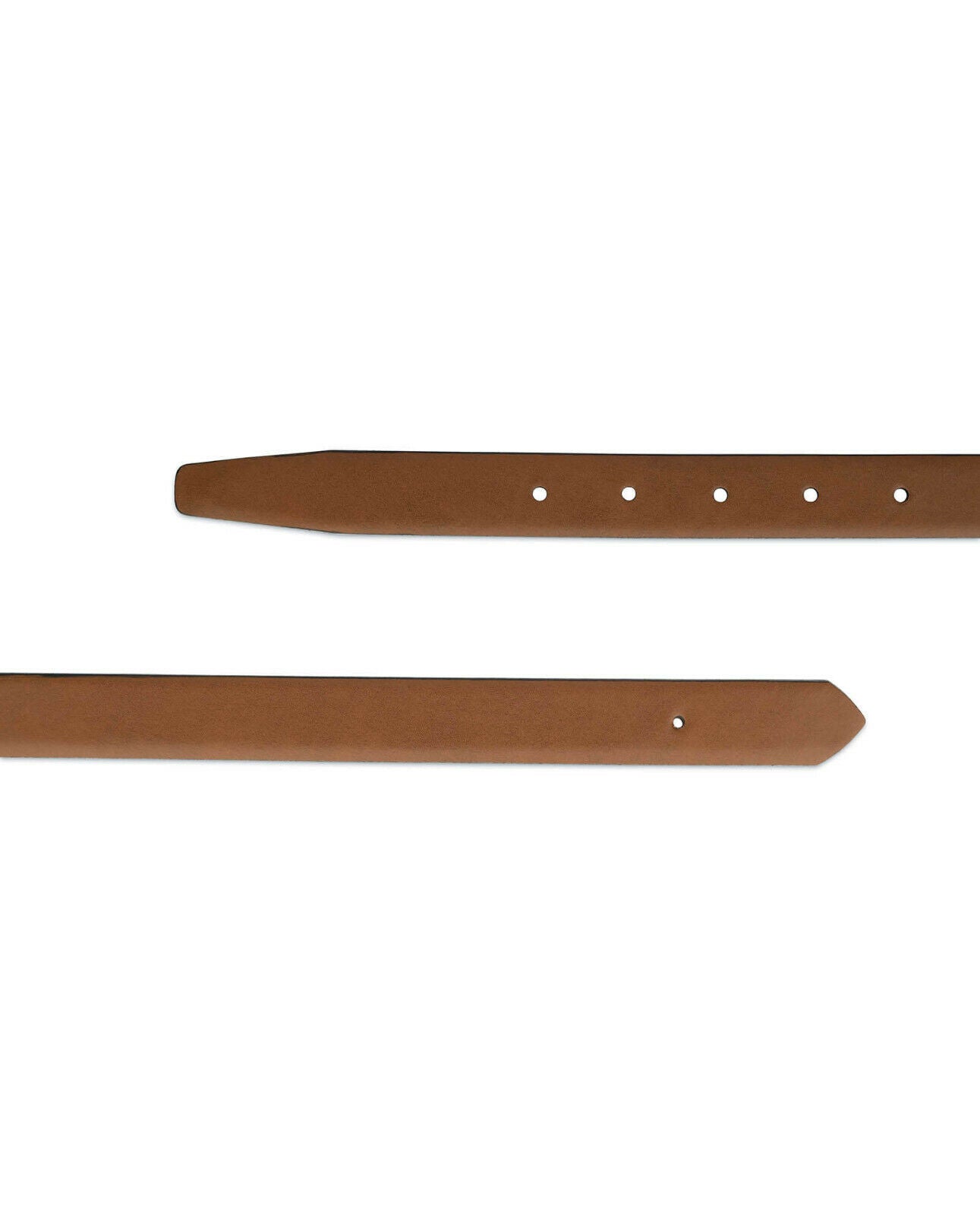 Ferragamo 25mm Brown Leather Belt Strap Replacement for Men & Women - 1 Inch Genuine Leather Belt - Perfect for Office, Casual & Formal Wear