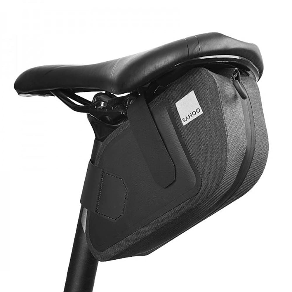 MK Bicycle Saddle Bag - Waterproof Bike Seat Bag with Reflective Strip - Large Capacity MTB/Road Bike Storage Bag - Perfect for Commuting, Cycling Tours & Outdoor Adventures