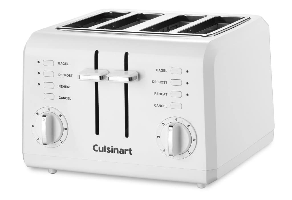 Cuisinart 4-Slice Toaster and Electric Kettle Combo Set - Perfect for Breakfast, Office, Dorm & Small Kitchen Appliances