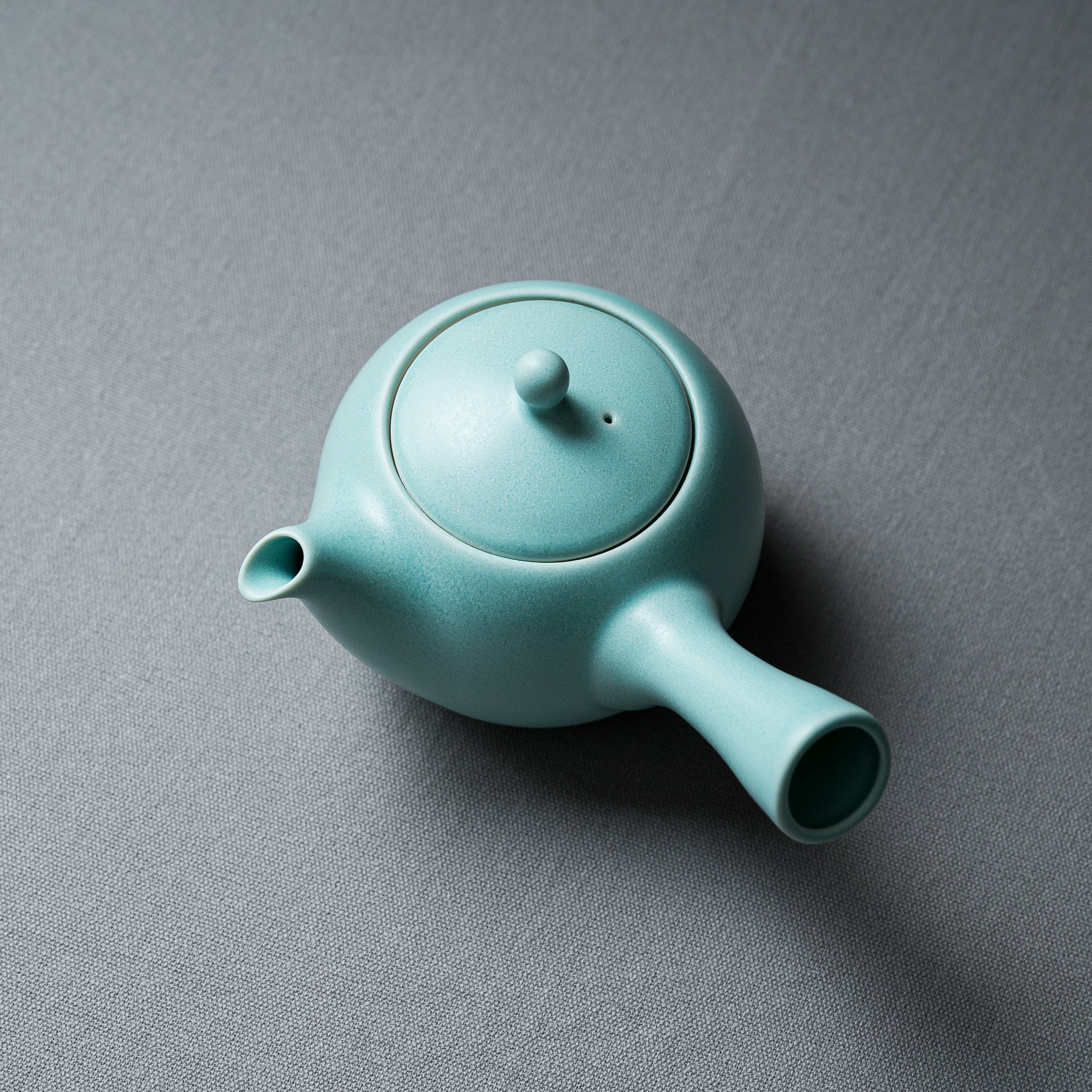 Yui Kyusu Japanese Teapot 330ml - Side Handle, 4 Colors - Perfect for Green Tea, Matcha & Herbal Brewing at Home or Office