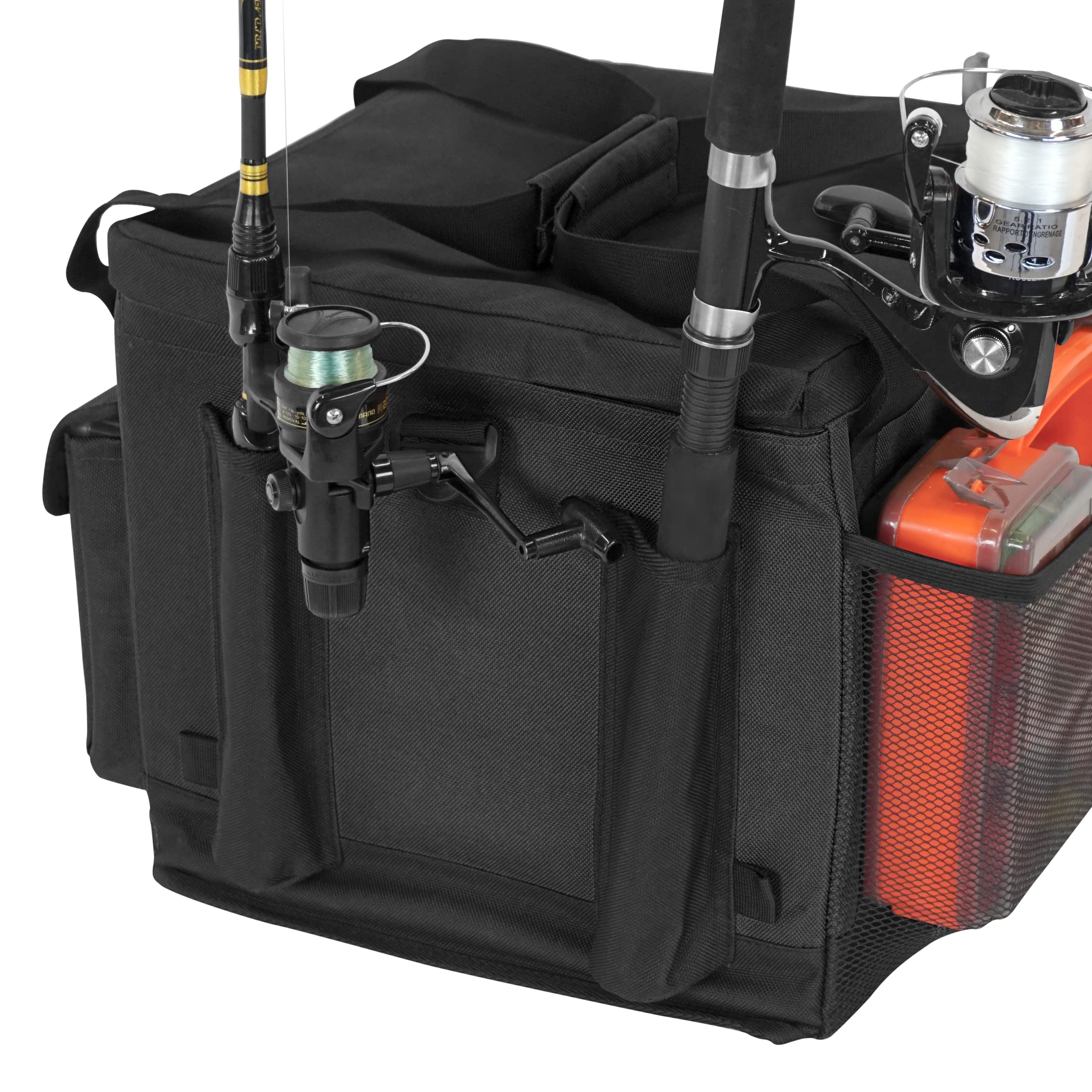 Pelican Exocrate Fishing Bag - Large Saltwater Resistant Tackle Storage Bag for Kayak Fishing - Durable Waterproof Gear Organizer - Perfect for Kayak Anglers & Boat Fishing Trips