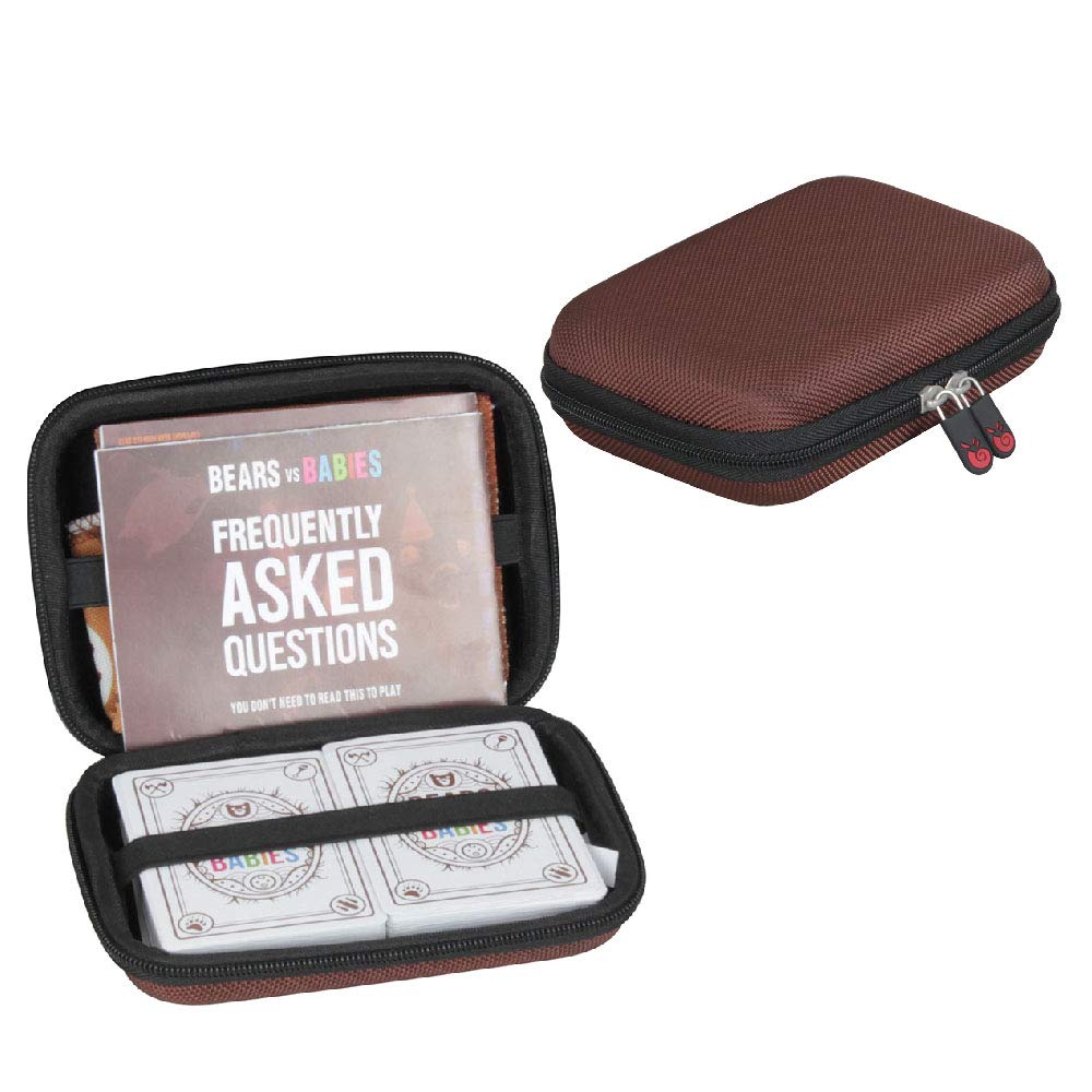 Hermitshell Hard Travel Case for Bears vs Babies Card Game - Durable Storage Box for Card Games, Board Games & Accessories - Perfect for Travel, Parties & Family Game Nights